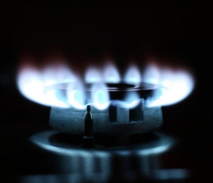 gas stove flames